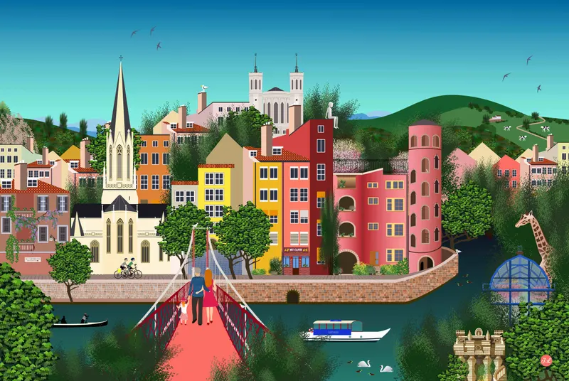 Tableau sur mesure pour raconter une vie de voyage et de balades