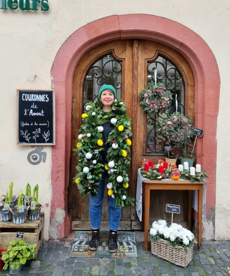 Illustration pour La Petite Marchande de Fleurs, à Strasbourg